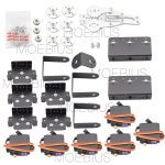 6 DOF Robot bras manipulateur avec Arduino contrôle 6 pièces 180 degrés Servos pince en métal pour bricolage robotique voiture programme tige jouet pièces
