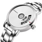 Livraison gratuite femmes mode hommes montres créatives hommes en acier inoxydable Quatrz montres de luxe personnalisé hommes montres horloge