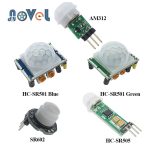 AM312 HC-SR501 HC-SR505 MH-SR602 ajuster IR pyroélectrique infrarouge Mini PIR humain SR602 capteur capteur Module support pour Arduino