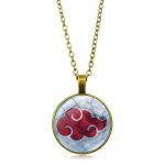 Anime NARUTO Uchiha Itachi Akatsuki Cosplay accessoires pendentif Sasuke Sharingan Pain Rinnegan métal gemme collier rétro bijoux