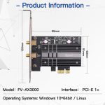 Double bande 2974Mbps Wifi6 Intel AX200 PCIe sans fil adaptateur Wifi 2.4G/5Ghz 802.11ac/ax Bluetooth 5.0 AX200NGW carte ordinateur de bureau