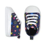 0-12M nouveau-né bébé garçon fille landau chaussures enfant en bas âge blanc baskets décontracté doux confortable à lacets chaussures d'intérieur infantile premiers marcheurs
