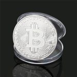 Pièce de monnaie Bitcoin plaquée or Collection d'art cadeau physique commémorative Casascius Bit BTC métal Antique Imitation