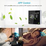 Contrôleur de température pour chauffe-eau électrique | Chaudière à gaz, avec écran Lcd, Thermostat intelligent Wifi, commande App