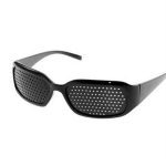 Unisexe noir Vision soins trous d'épingle oeil exercice lunettes trous d'épingle lunettes vue améliorer plastique haute qualité TXTB1