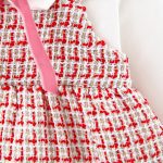 Plaid 1-3 ans enfants fille douce robe de princesse printemps automne coton vêtements enfant en bas âge enfants vêtements nouveau-né anniversaire cadeau jupe