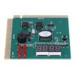 Testeur de carte mère de carte postale de Diagnostic d'analyseur de PC d'affichage à cristaux liquides de 4 chiffres avec le indicateur LED pour la carte Mian d'autobus de PCI d'isa