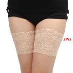 Bandes de cuisse d'été dentelle jambières femme enceinte Silicone anti-dérapant bandes de cuisse Anti-Friction femmes jambières
