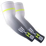 2 pièces Cool hommes Sport cyclisme en cours d'exécution vélo UV Protection solaire manchette couverture de Protection bras manches vélo bras chauffe-bras manches