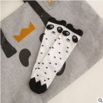 Chaussettes montantes pour bébés filles | Chaussettes noires en coton solide, Tube Long, adorables, pour enfants, chaussures de Sport, pour écoliers de 0 à 6 ans