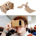 Film de visualisation de théâtre Ultra clair maison 3D carton dispositif portable bricolage pour téléphone portable Google VR ensemble de lunettes