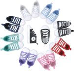 0-12M nouveau-né bébé garçon fille landau chaussures enfant en bas âge blanc baskets décontracté doux confortable à lacets chaussures d'intérieur infantile premiers marcheurs