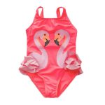 Enfants une pièce maillots de bain nouvelle mode ananas flamant imprimé maillot de bain bébé filles natation maillot de bain plage Costume maillots de bain