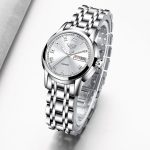 LIGE dame montre de mode femmes montre à Quartz femmes montres Date semaine acier inoxydable femme robe horloge xfcs relogio feminino