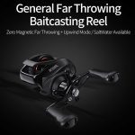 LINNHUE BF2000 Baitcasting Reel High Speed 7.2:1 Gear Ratio 12+1BB Fresh/Saltwater Magnetic Brake System Ultralight Fishing Reel