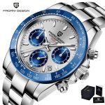 PAGANI DESIGN affaires hommes montres 100M étanche Sport montre-bracelet saphir Daytona acier inoxydable hommes chronographe montre nouveau