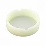 Cendrier circulaire en Silicone | Nouveau cendrier en Silicone, psychedelique doux rond, support de fumée de verre, cendrier sur mesure porte-Cigarette