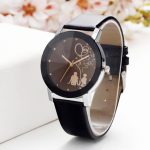 Amoureux de la mode chaude montres hommes femmes bracelet en cuir décontracté montre à Quartz femmes robe Couple montre bracelet en cuir