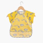 Quaslover-bibelots pour bébés en coton | Accessoires de dessins animés pour enfants, manches courtes, écologiques, imperméables, vêtements lavables pour l'alimentation des bébés