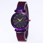 Reloj Mujer luxe ciel étoilé femmes montres or magnétique maille ceinture bracelet montre femmes mode robe montre-bracelet Zegarek Damski