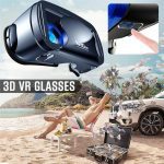 VRG Pro 3D VR lunettes réalité virtuelle plein écran visuel grand Angle VR lunettes pour 5 à 7 pouces Smartphone lunettes appareils