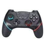2020 pour consoles Nintendo Switch Pro Manette de jeux vidéo Manette de jeu pour N-Switch Pro NS-Switch Pro NS Pro Manette de jeu Manette de jeu sans fil Bluetooth Manette de jeu Manette de jeu avec poignée à 6 axes