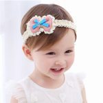Bandeau style coréen pour nouveau-né | Accessoires de cheveux, bandeau avec fleurs, pour bébés filles, accessoires de cheveux, accessoire de photos photographiées et soi-même pour enfants