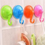 Crochet à suspendre aspirateur ventouse crochet ventouse mur crochets sans poinçon plastique crochet cuisine salle de bain accessoires couleur aléatoire