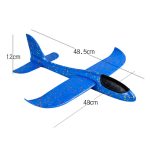 38/48CM main jeter mousse avion jouets en plein air lancement planeur avion enfants cadeau Jouet gratuit mouche avion jouets Puzzle modèle Jouet