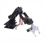 6 DOF Robot bras manipulateur avec Arduino contrôle 6 pièces 180 degrés Servos pince en métal pour bricolage robotique voiture programme tige jouet pièces