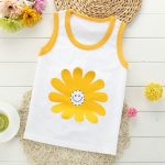 Chemise bébé Blouses enfants gilet sans manches t-shirt garçons nouveau enfant en bas âge chemises Cool impression coton dessin animé enfants filles haut simple