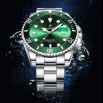 Montre à Quartz hommes DITAWATCH haut marque de luxe 2020 vert étanche montres hommes sport Date montres noir Relogio Masculino