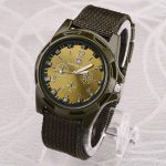 Gemius armée montre hommes sport montres Nylon bande militaire armée montres hommes Quartz montre-bracelet mannen horloge reloj hombre hodinky