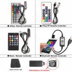 5V USB SMD5050 cuisine lumière LED lampa maison placard sous armoire lumière luces Led éclairage lampes de nuit rvb Bluetooth contrôleur