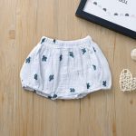 Shorts pour bébés filles | Pantalons pour bébés garçons, plis bouffants, motif Triangle, pantalons PP pour tout-petits