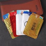 1/4/5/10 pièces en aluminium feuille RFID boîtier anti-degauss porte-carte Protection jeu de cartes bancaires sac de Protection NFC antivol porte-carte