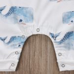 Pudcoco marque enfant en bas âge bébé garçons filles baleine barboteuse été sans manches coton combinaison tenue coton doux bébé vêtements combishort