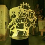 Japonais Anime Naruto Figure 3d lampe de nuit pour enfants chambre décor veilleuse meilleur cadeau d'anniversaire enfant chevet Led veilleuse