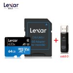Lexar 633X New Original 95mb/s Micro SD card 512GB 128g 256GB SDXC SDHC Memory Card Reader Uhs-1 For Drone Gopro Sport Camcorder