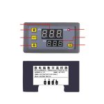 W3230 régulateur de température Thermostat double LED régulateur de température numérique détecteur compteur de température refroidisseur de chaleur