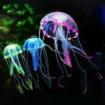 Aléatoire artificiel Aquarium méduse ornement décor brillant effet Aquarium décoration aquatique fournitures pour animaux de compagnie accessoires pour la maison