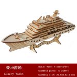 3D bateau en bois puzzle jouets apprentissage bâtiment ferry modèle bricolage bateau à voile avion puzzle avion cadeau enfants voiture jouet pour les enfants