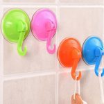 Crochet à suspendre aspirateur ventouse crochet ventouse mur crochets sans poinçon plastique crochet cuisine salle de bain accessoires couleur aléatoire