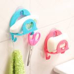 Évier pratique porte-éponge en plastique | Évier pratique, évier égouttoir de séchage, ventouse vaisselle patère à vêtements pour épurateur savon, rangement étagère