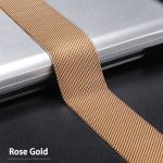 Bracelet pour montre Apple 5 4 3 2 38MM 40MM 42MM 44MM Bracelet à boucle milanaise Bracelet en acier inoxydable pour accessoires Iwatch
