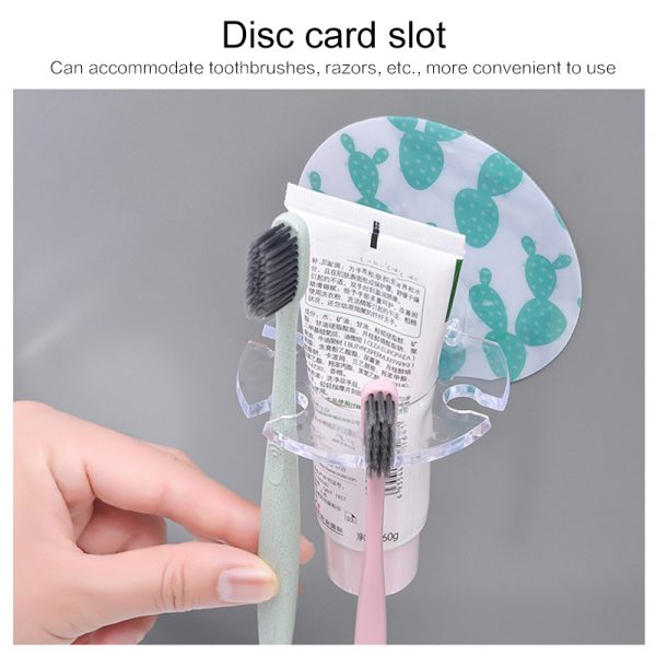 Porte-brosse à dents en plastique | Étagère de rangement de dentifrice, rasoir brosse à dents murale, organisateur de brosse à dents suspendu, ensemble d'accessoires de salle de bain