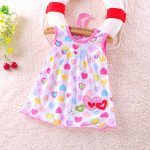 Robes a-ligne sans manches vêtements de sport Mini princesse robe mignonne coton bébé 0-24 mois fille robe