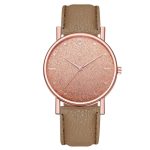 2020 Top marque haute qualité strass femmes dames montres simples Faux cuir analogique Quartz montre-bracelet horloge Saat cadeau