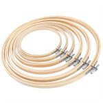 8 taille 8-26CM bambou cadre broderie cerceau anneau bricolage aiguille point de croix Machine ronde boucle main ménage couture outils