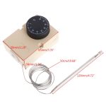 AC220V 0-40 interrupteur de température Thermostat capillaire contrôleur w boîte étanche